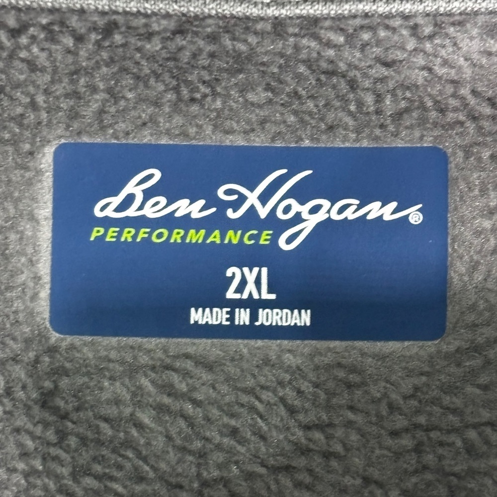 Ben Hogan Performance Gray Full Zip Jacket 2xl Wi… - image 4